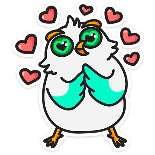 😍 Стикер «Филин Марк» для Telegram