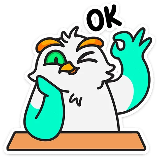 👌 Стикер «Филин Марк» для Telegram