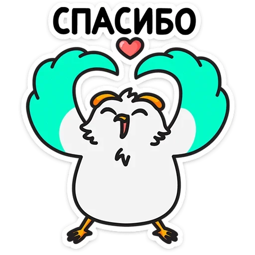 ❤ Стикер «Филин Марк» для Telegram