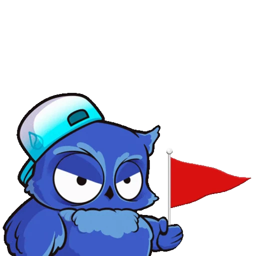 🏳️ Стикер «Owl» для Telegram