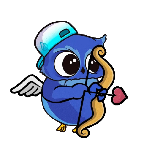 😇 Стикер «Owl» для Telegram