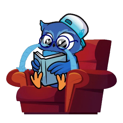 📖 Стикер «Owl» для Telegram