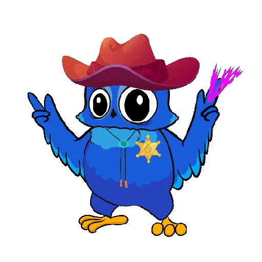 👮‍♂️ Стикер «Owl» для Telegram