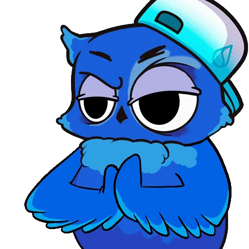 😑 Стикер «Owl» для Telegram