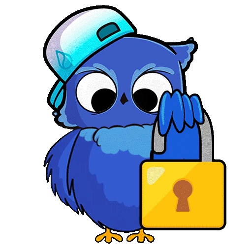 🔏 Стикер «Owl» для Telegram