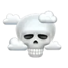 ☁️ Эмодзи «Череп» для Telegram