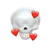 🥰 Эмодзи «Череп» для Telegram