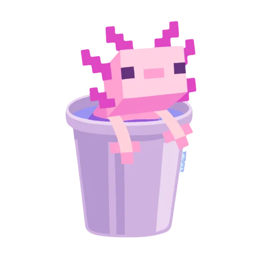 💗 Стикер «pinkmine» для Telegram