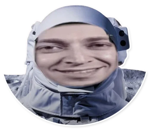 🧑‍🚀 Стикер «Оксимимох» для Telegram