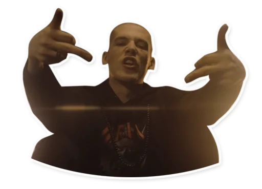 🖕 Стикер «Oxxxymiron VS Слава КПСС» для Telegram
