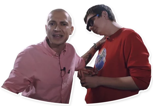 😏 Стикер «Oxxxymiron VS Слава КПСС» для Telegram