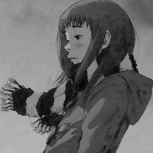 😔 Стикер «Oyasumi Punpun» для Telegram