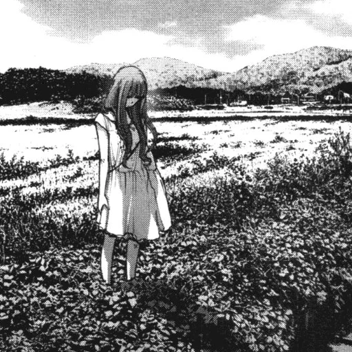 😔 Стикер «Oyasumi Punpun» для Telegram