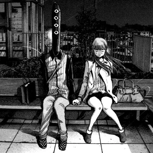 🤍 Стикер «Oyasumi Punpun» для Telegram