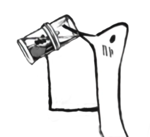 ☕️ Стикер «Oyasumi Punpun» для Telegram