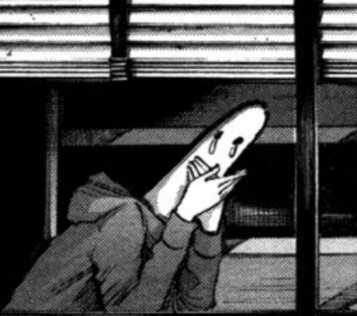 😂 Стикер «Oyasumi Punpun» для Telegram