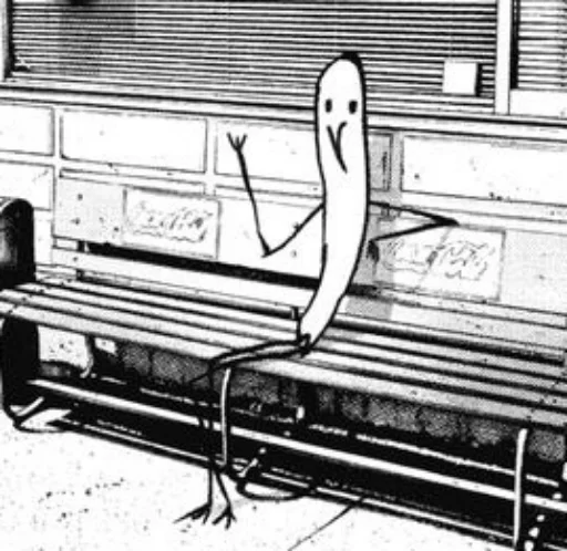 👋 Стикер «Oyasumi Punpun» для Telegram