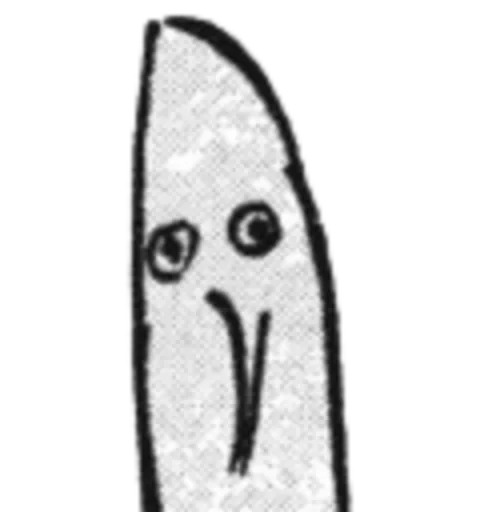 😐 Стикер «Oyasumi Punpun» для Telegram