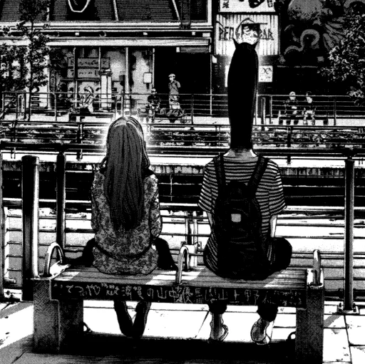 🤍 Стикер «Oyasumi Punpun» для Telegram
