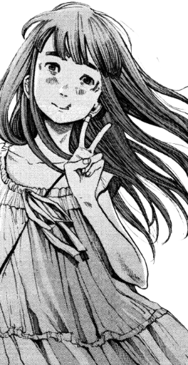 ✌️ Стикер «Oyasumi Punpun» для Telegram