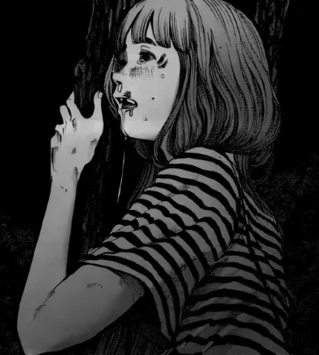 😢 Стикер «Oyasumi Punpun» для Telegram