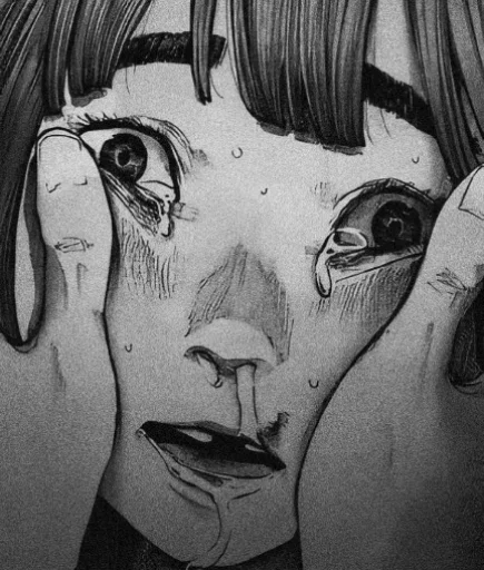 😿 Стикер «Oyasumi Punpun» для Telegram