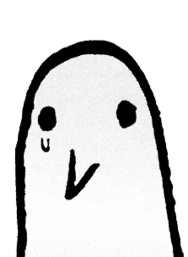 🥲 Стикер «Oyasumi Punpun» для Telegram