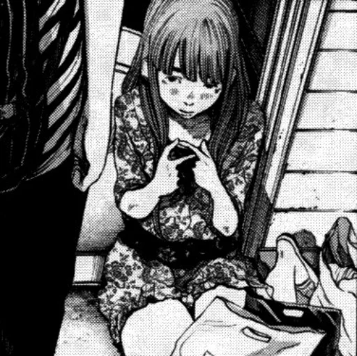 👉 Стикер «Oyasumi Punpun» для Telegram