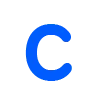 💙 Эмодзи «Синие буквы, русские и английские, иконки озон» для Telegram