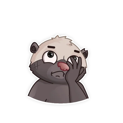 🤦‍♀️ Стикер «HoneyBadger» для Telegram