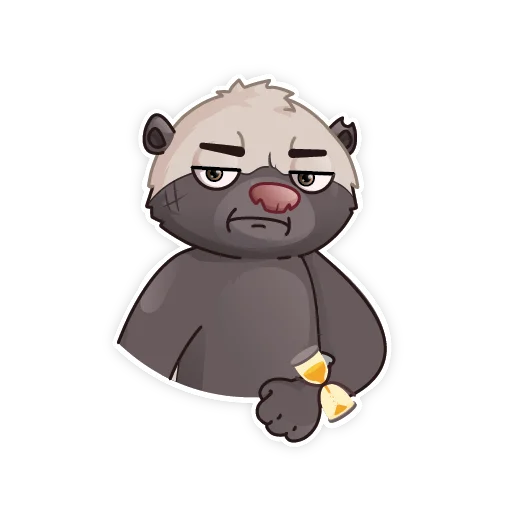 😑 Стикер «HoneyBadger» для Telegram