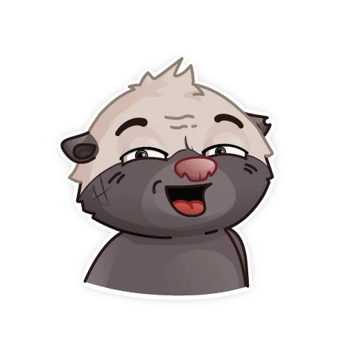 😀 Стикер «HoneyBadger» для Telegram