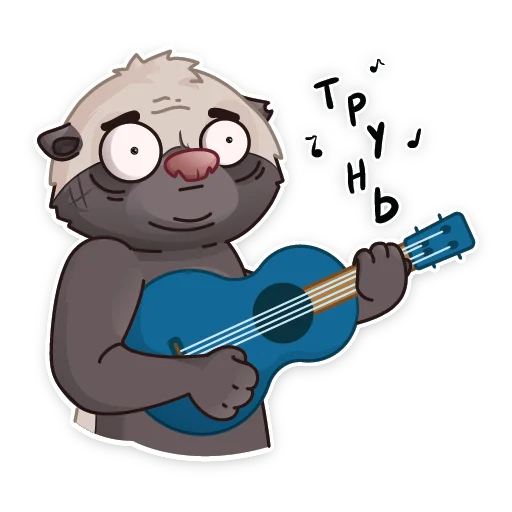 😕 Стикер «HoneyBadger» для Telegram
