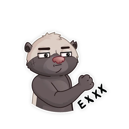 😒 Стикер «HoneyBadger» для Telegram