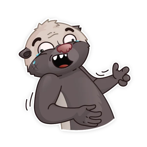 😂 Стикер «HoneyBadger» для Telegram