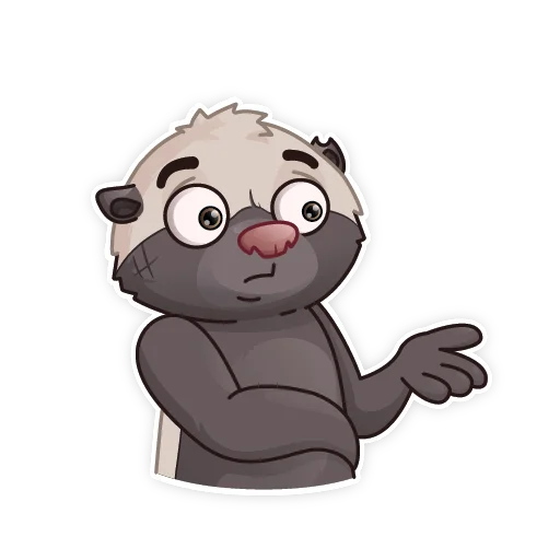 🧐 Стикер «HoneyBadger» для Telegram