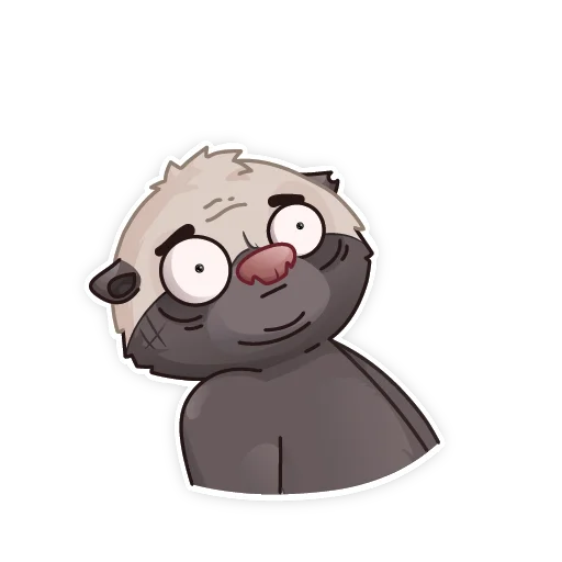 😐 Стикер «HoneyBadger» для Telegram