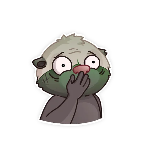 🤢 Стикер «HoneyBadger» для Telegram