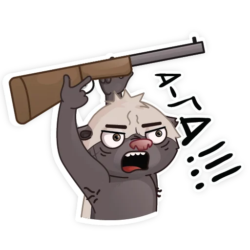 👋 Стикер «HoneyBadger» для Telegram