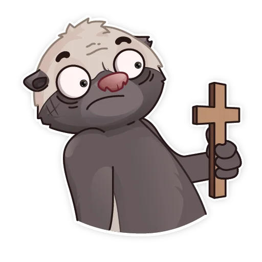 Стикерпак HoneyBadger для Telegram