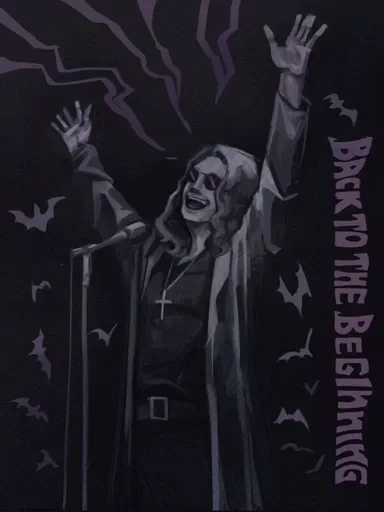 🌟 Стикер «Ozzy Osbourne» для Telegram