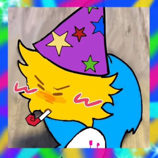🎉 Стикер «Party noob» для Telegram