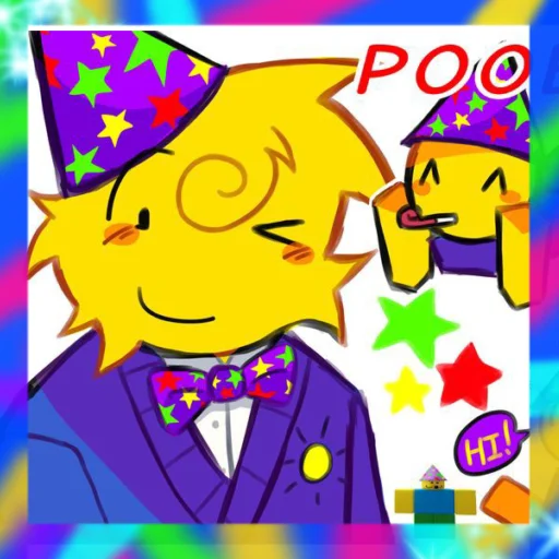 🎉 Стикер «Party noob» для Telegram