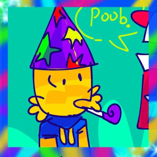 🎉 Стикер «Party noob» для Telegram