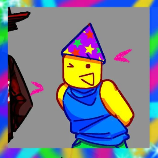 🎉 Стикер «Party noob» для Telegram