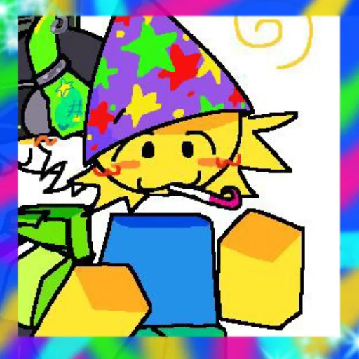 🎉 Стикер «Party noob» для Telegram