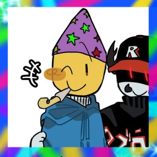 🎉 Стикер «Party noob» для Telegram
