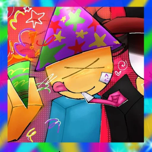 🎉 Стикер «Party noob» для Telegram