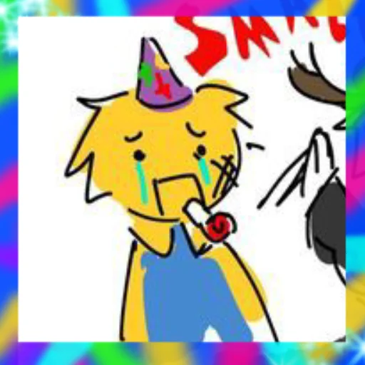 🎉 Стикер «Party noob» для Telegram