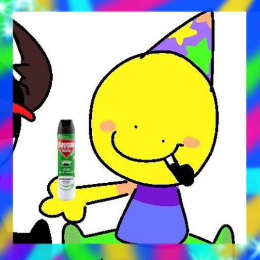 🎉 Стикер «Party noob» для Telegram